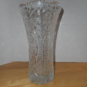 11” crystal vase